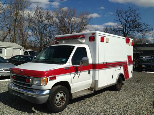 Ford e 350 turbo diesel 7.3 super duty ! ambulance ! low miles !