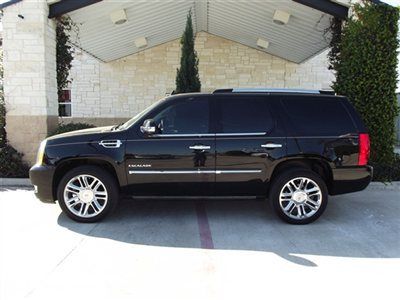 2011 cadillac escalade platinum low miles 6.2l v8 black raven all wheel drive