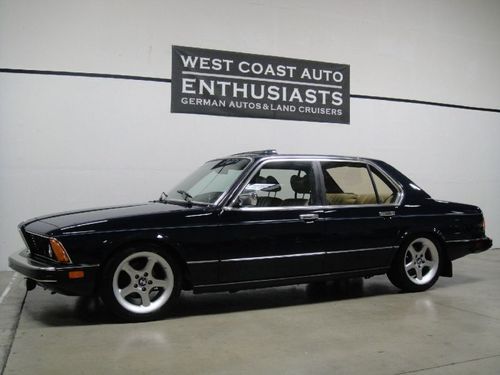 1982 bmw 745i-all service records many upgrades and immaculate