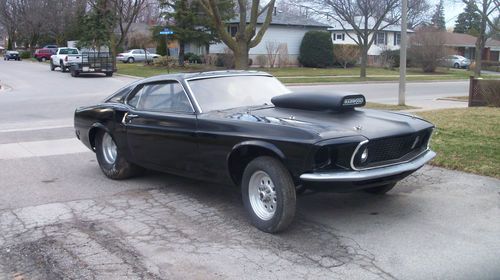 1969 fastback mustang race car - no engine
