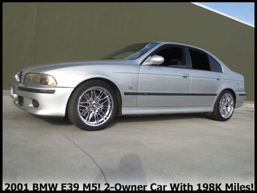 ++2001 bmw e39 m5 400 horsepowerv8 6 speed! perhaps the best value m5 on ebay?++