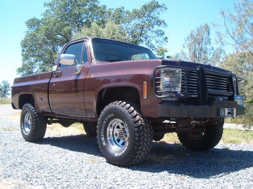 1977 chevy short bed 4x4 1 owner restored rust free