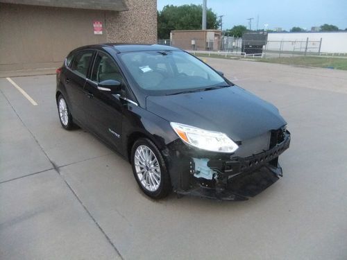 2013 ford focus electric hybrid nav cam loaded 900 miles salvage rebuild 0 gas!