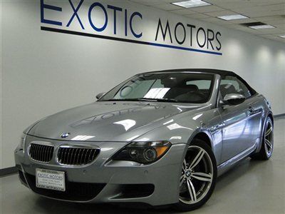 2007 bmw m6 convertible!! smg! nav heated-sts heads-up pdc blk-softtop 19"whls!!