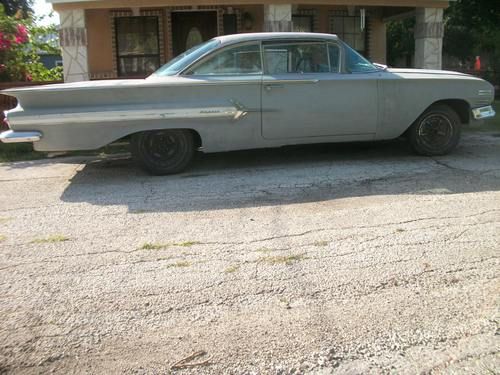 1960 chevrolet impala 2dr. hard top 283/powerglide great project..