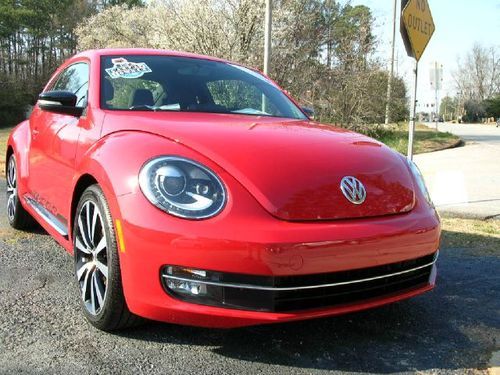 2012 volkswagen beetle turbo/7k original 1-owner miles/perfect/no reserve!cheap!