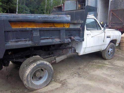 1993 dodge 1 ton dump truck
