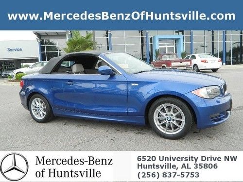 128i blue grey gray leather convertible low miles finance