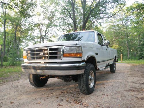 Ford f250 xlt 4x4 1995 no reserve great mechanical shape fifth wheel supercab