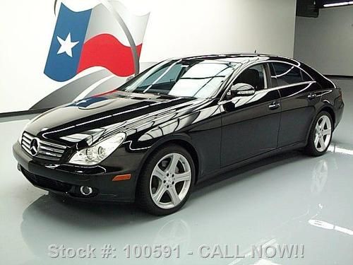 2007 mercedes-benz cls550 sunroof nav climate seats 44k texas direct auto