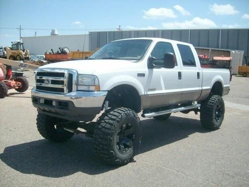 2003 ford f 350 powerstroke 4x4 1ton stroker crewcab truck diesel lifted chipped