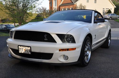 2008 ford mustang shelby gt500 convertible - mint condition showroom quality