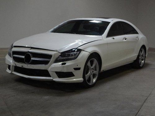 2013 mercedes-benz cls550 damaged salvage loaded only 14k miles nice color! runs