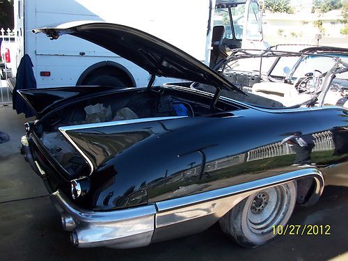Cadillac 1957 biarrittz eldorado convertible, all black, 70%restored, run excell