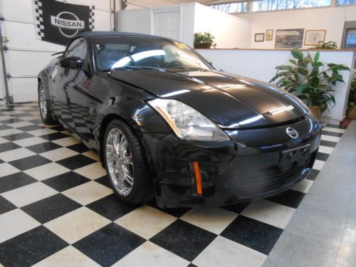 2004 nissan 350z convertible 35k no reserve salvage rebuildable roadster