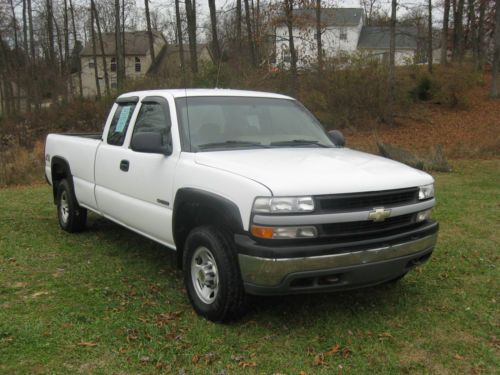 2000, chevrolet k2500, 4x4, extended cab, 4 wheel drive, 3/4 ton, work truck,4dr
