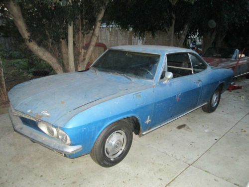 1965 chevrolet covair monza coupe parked in garage since 1992