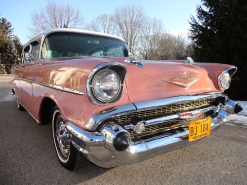 1957 chevrolet bel air! outstanding!! drive home! one of a kind!! no reserve!!!!