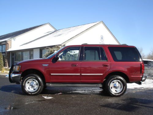 No reserve 1999 ford expedition xlt 4x4 5.4l v8 3rd row one owner nice!