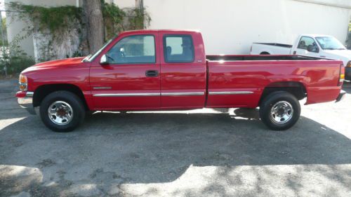 1999 gmc sierra sle 2500 ext cab long bed 1 owner new car trade clean car fax