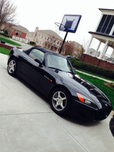 Sell by owner y2001 honda s2000 convertible exterior black interior red