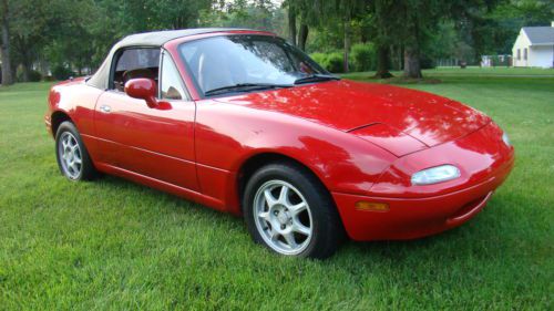 No reserve * only 38k miles * miata &#034;m&#034; convertible * leather * auto * loaded !