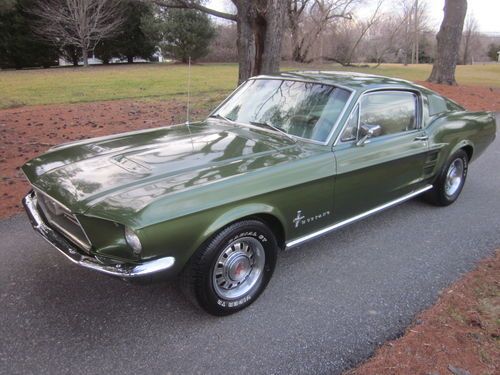 1967 ford mustang fastback 289 delux int. beautiful car unmolested must see no/r