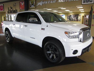 2012 toyota tundra crewmax limited 4x4 white leather