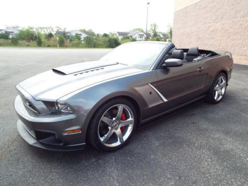 Roush rs3 stage 3 gt convertible supercharged v8 625hp! leather 6-speed 20&#034;