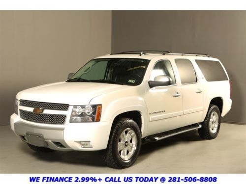 2007 suburban z71 4x4 clean carfax dvd 7-pass sunroof leather heated seats bose