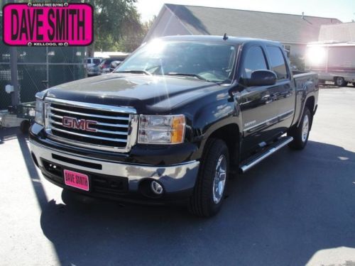 13 gmc sierra 1500 sle crew cab 4x4 heated leather seats bed liner keyless entry