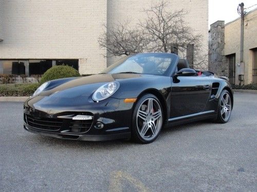 2009 porsche 911 turbo cabriolet, only 18,597 miles, loaded
