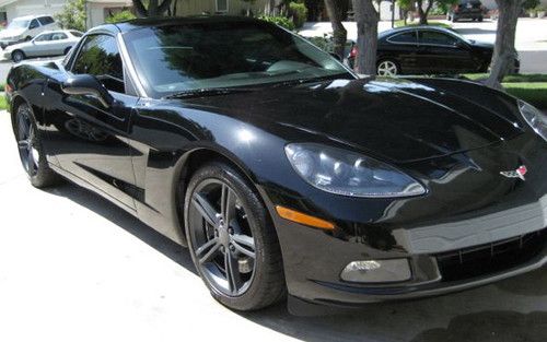 2008 c6 corvette z51 black warranty