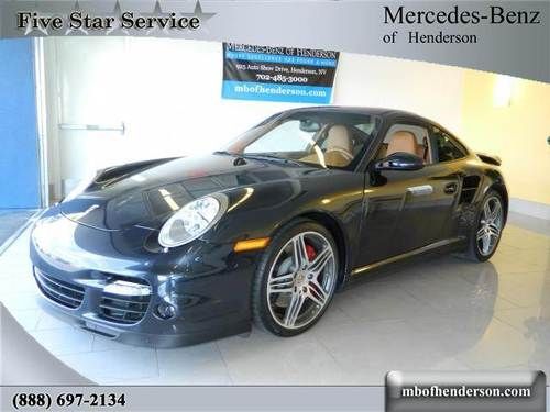 One owner 2009 porsche 911 turbo coupe 2d