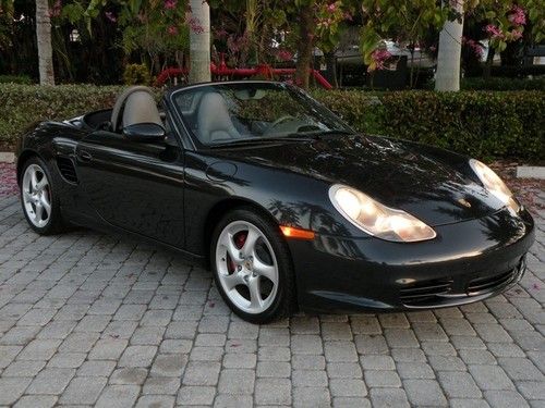 04 porsche boxster s 6 speed manual bose heated seats psm turbo wheels leather
