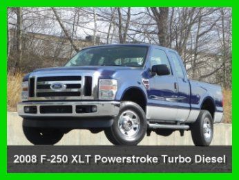 2008 ford f250 xlt extended cab short bed 4x4 4wd 6.4l powerstroke diesel cloth