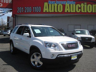 2007 gmc acadia slt2 carfax certified 1-owner w/ 10 service records navigation