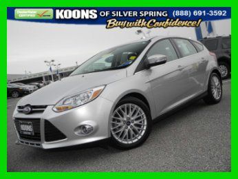 2012 ford focus sel hatchback  leather, moonroof, sync! ford certified!!
