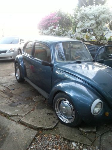 1974 blue super beetle
