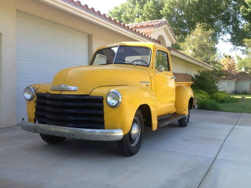 1949 chevy 3100 starts and runs just fine