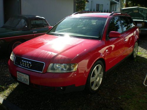 2004 audi a4 quattro avant wagon 4-door 1.8l great condition lots of work done