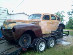 1940 chrysler dodge plymouth rat rod led sled project