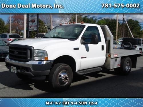 2003 ford f-350 sd 6.0l diesel 4x4 dually flatbed in mint condition great deal
