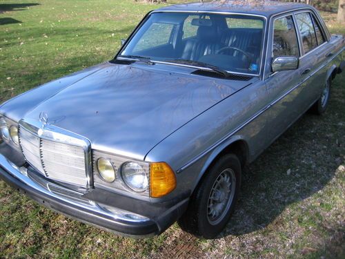 1984 mercedes benz 300d turbo diesel automatic w123 silver