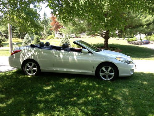 2004 toyota solara convertible v6 leather with navigation and cd player-loaded