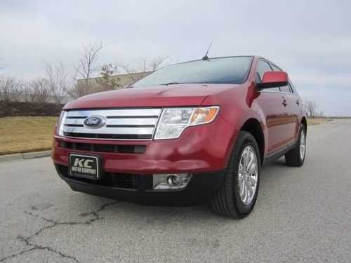 08 ford edge limited awd leather htd pano roof nav remote start alloys clean fax