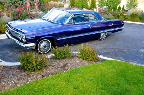 1963 chevy impala - candy apple blue 55k miles