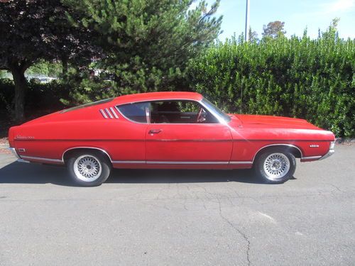 1969 ford fairlane ( torino ) 2 door fastback   {{ no reserve auction }}