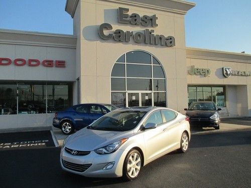 2013 hyundai elantra limited leather sunroof 1 owner no money down financing