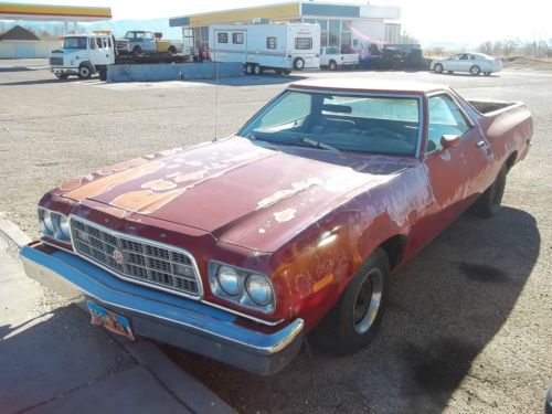1973 ford ranchero gt  400 engine auto roller project all the parts are there